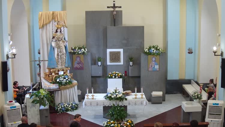 Messa con Mons. Pasquale di Luca
