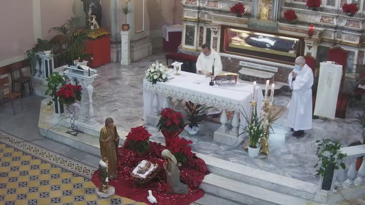 La Messa di Natale 2020. Chiesa San Nicola di Bari